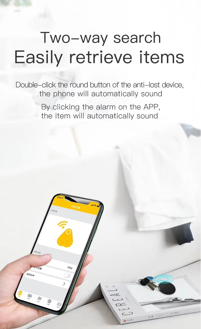 3X Mini GPS Tracker Anti-Lost GPS Tracker Strong Car Tracking Device Anti-Lost Mini Worldwide Smart Key Finder Locator